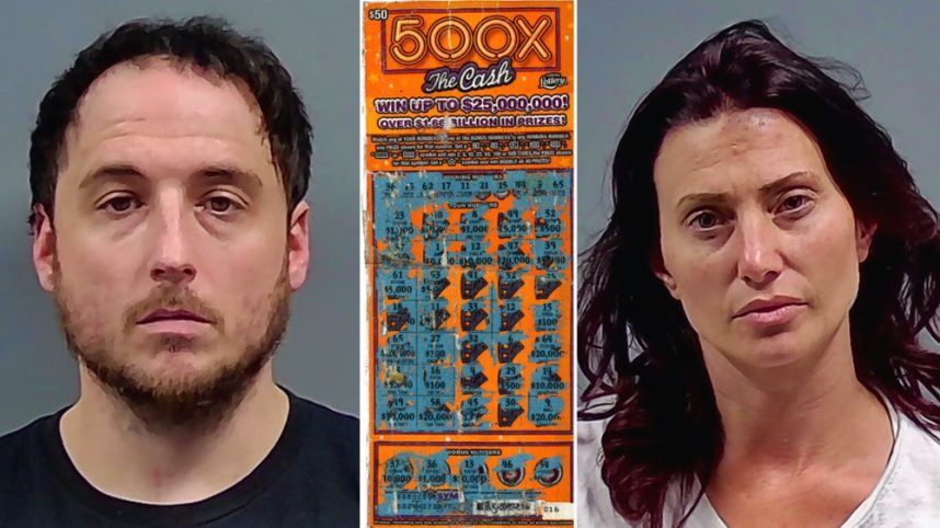 Florida Couple Tried to Pass off Inept Forgery as $1M Lottery Ticket