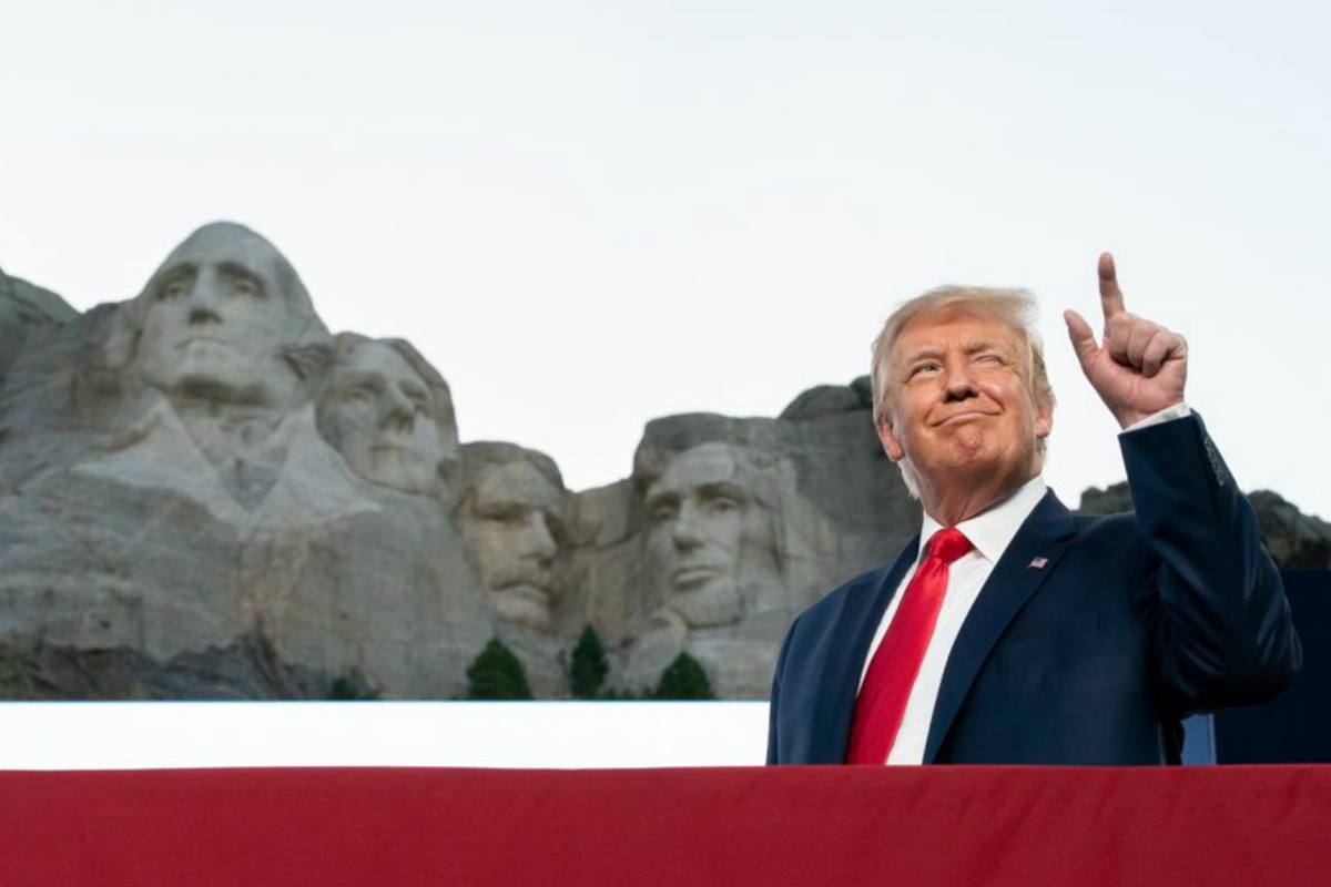 President Donald Trump on Mount Rushmore? Odds Give Slim Chance