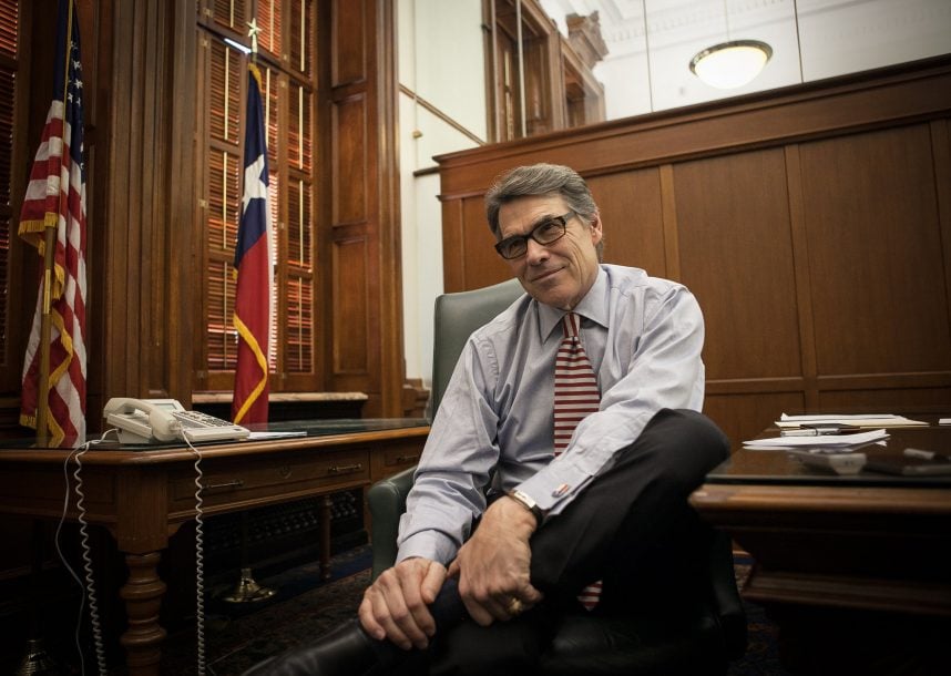 Former Gov. Perry Renews Call for Texas to Legalize Sports Betting