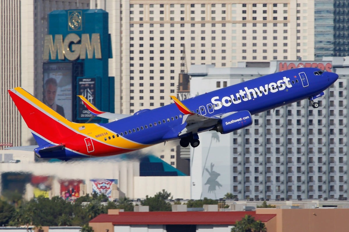 Southwest Airlines, Las Vegas’ Largest Carrier, Slashes Scheduled Flights by 40 Percent