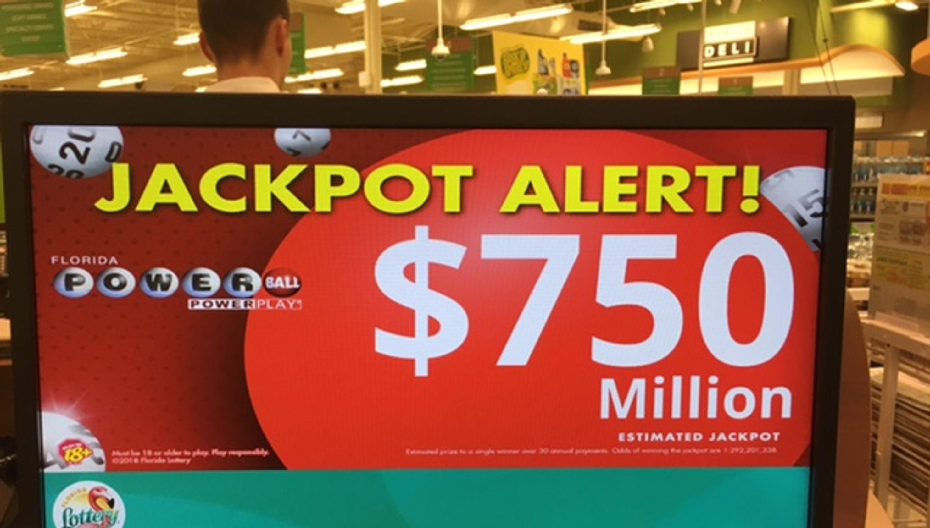 Powerball Jackpot Now Estimated $750M, Fourth-Largest in US History