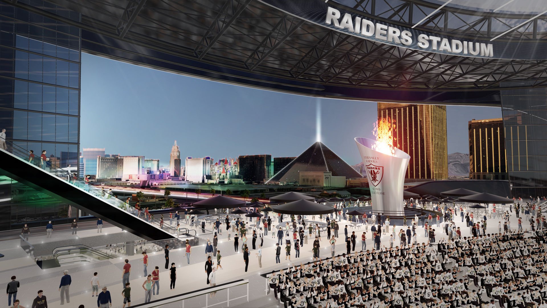 Las Vegas NFL Stadium Would Bring Throngs of Tourists to Town, Report Asserts